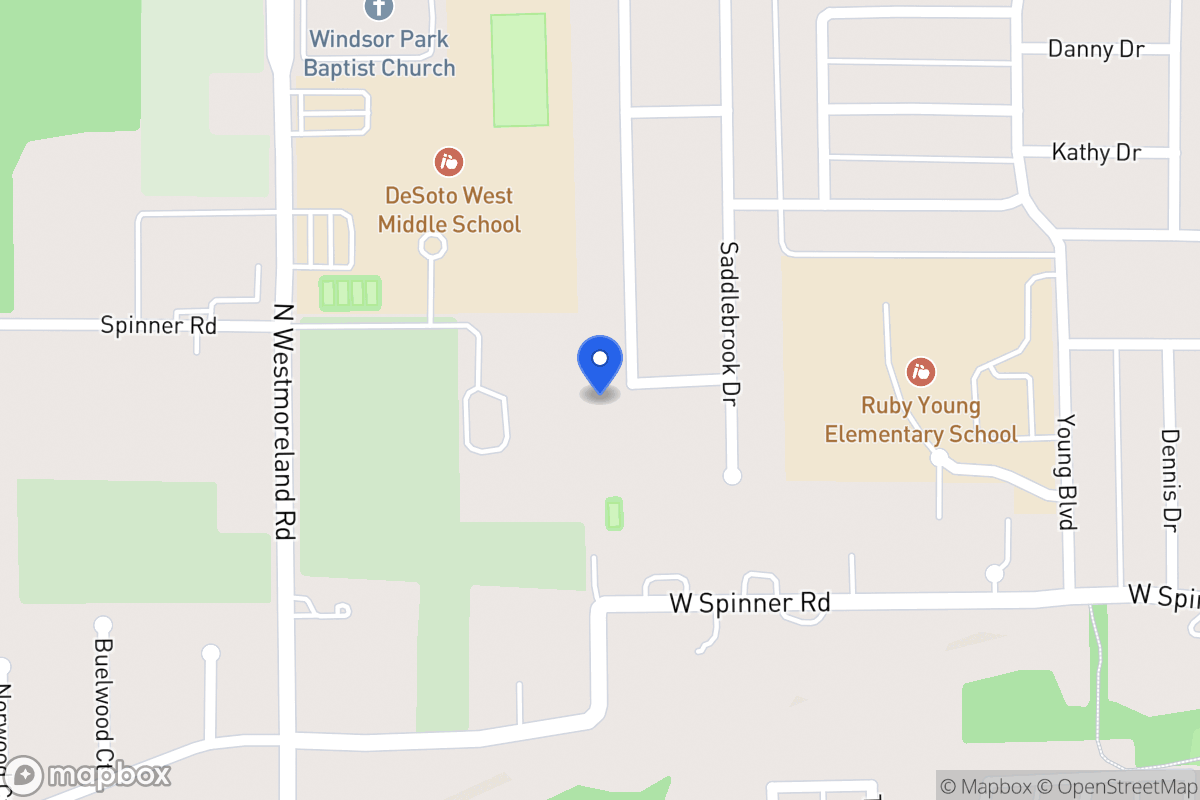 Map of 616 Garden Grove Ln