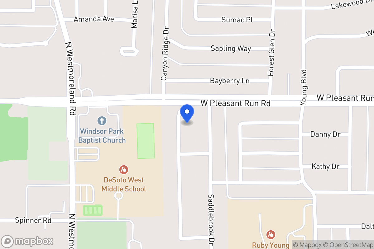 Map of 828 Edgewood Dr