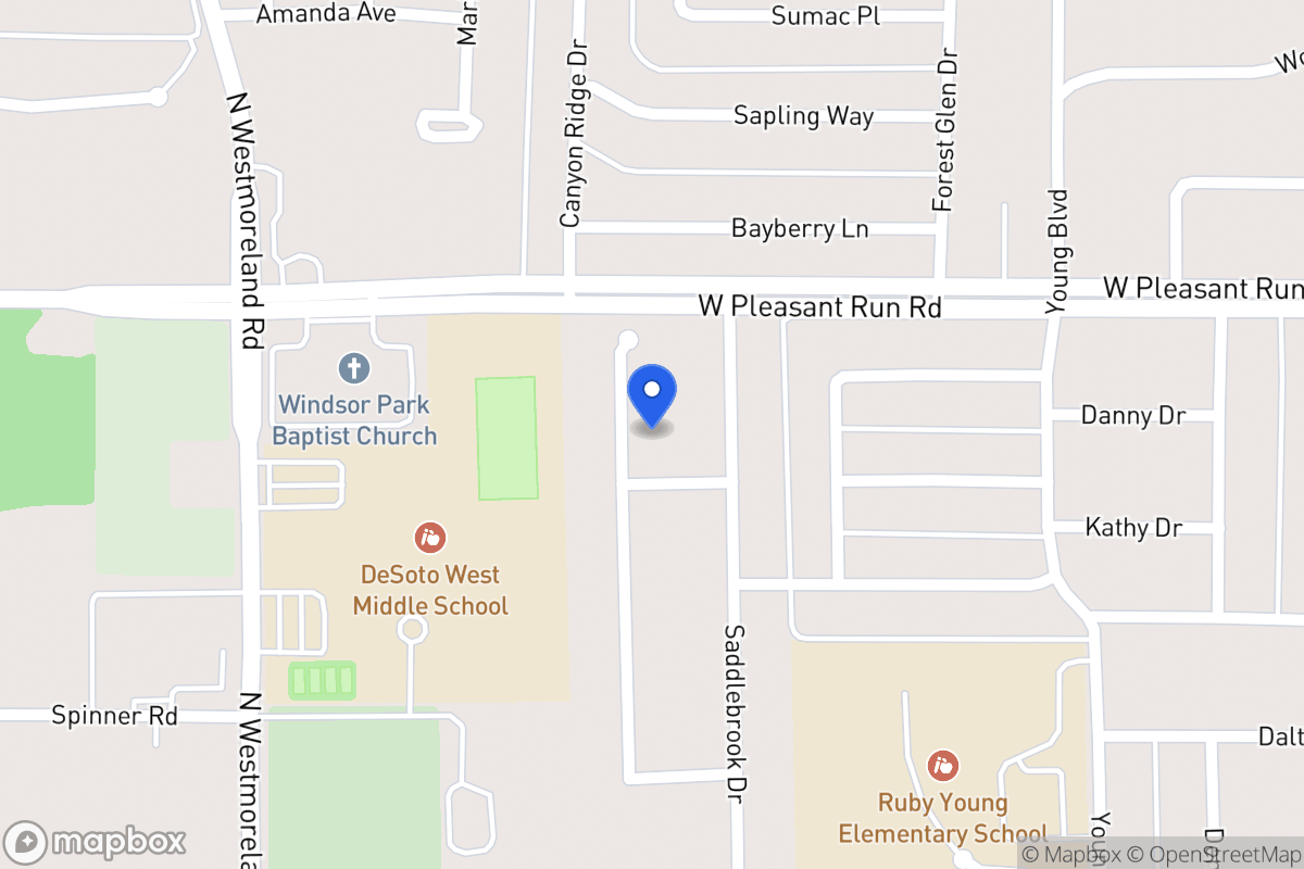 Map of 820 Edgewood Dr