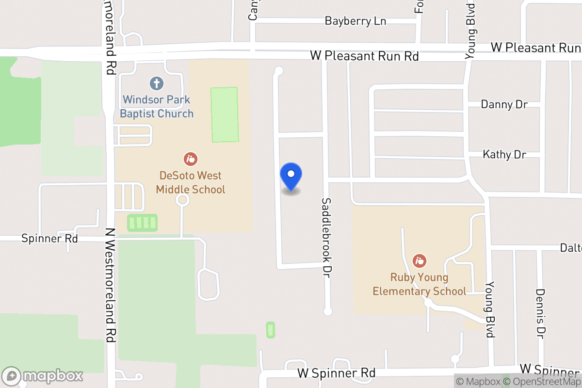 Map of 720 Edgewood Dr