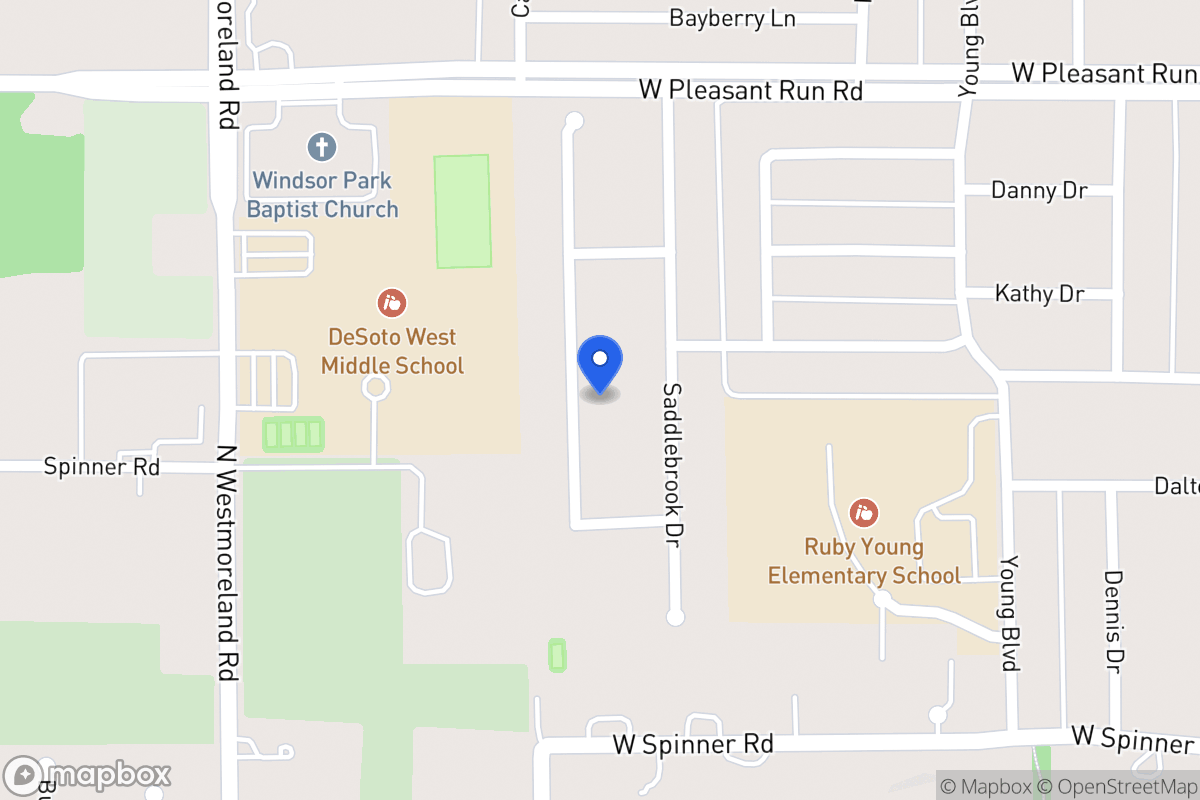 Map of 716 Edgewood Dr