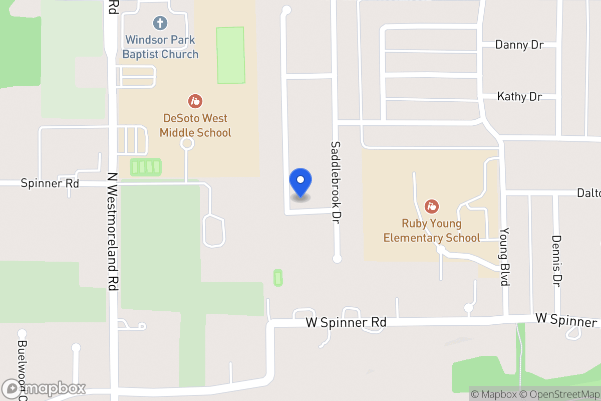 Map of 700 Edgewood Dr