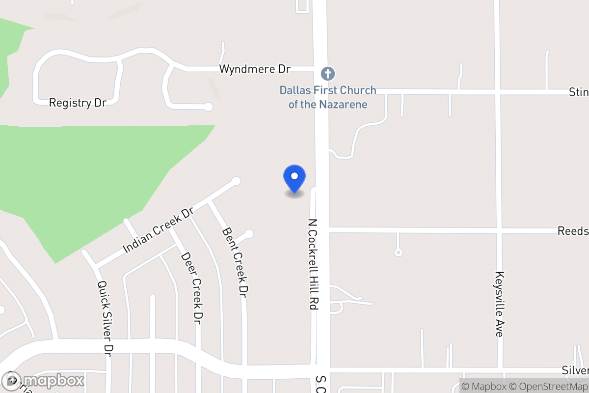 Map of 705 N Cockrell Hill Rd