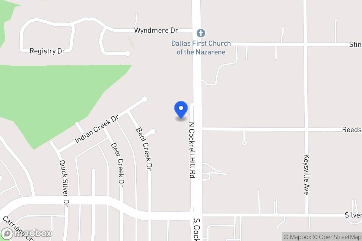 Map of 701 N Cockrell Hill Rd