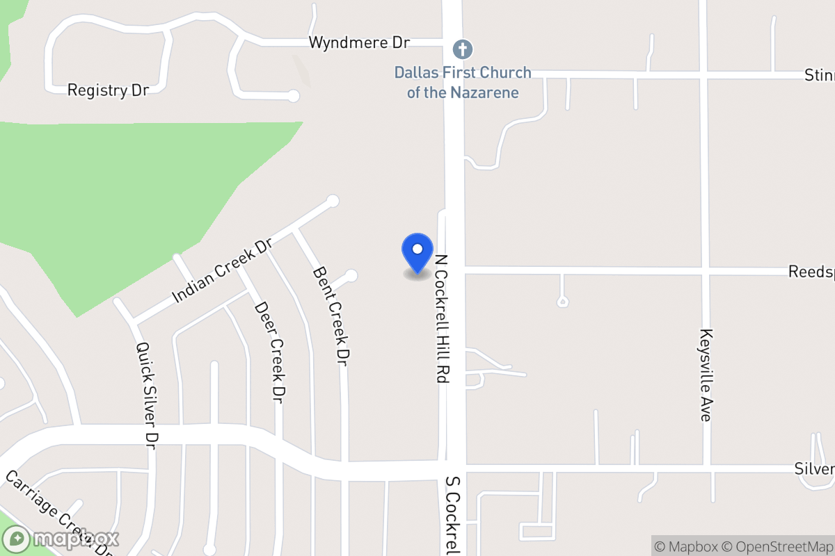 Map of 625 N Cockrell Hill Rd