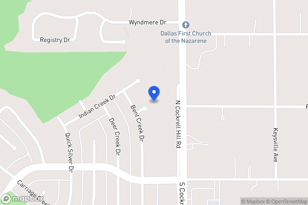 Map of 644 Bent Creek Cir