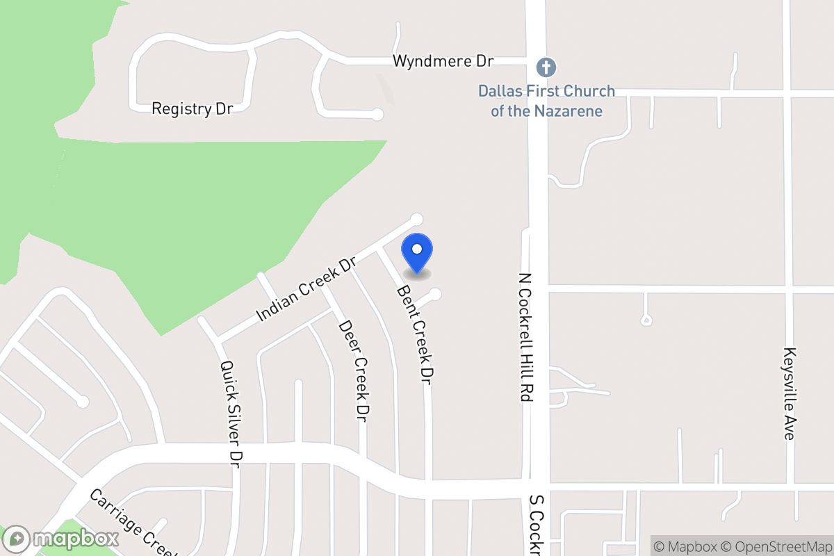 Map of 652 Bent Creek Cir