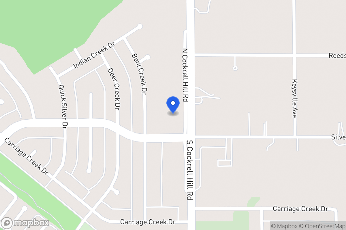 Map of 605 N Cockrell Hill Rd