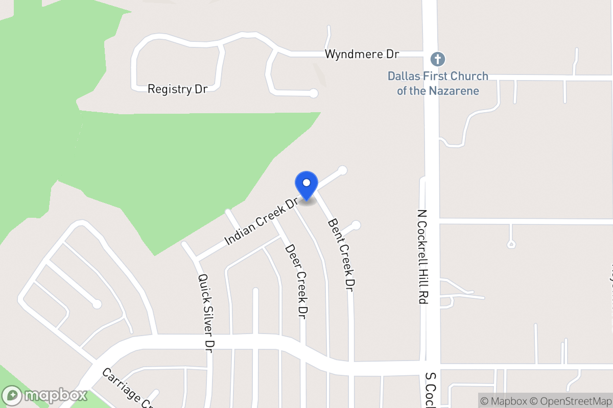 Map of 713 Bent Creek Dr