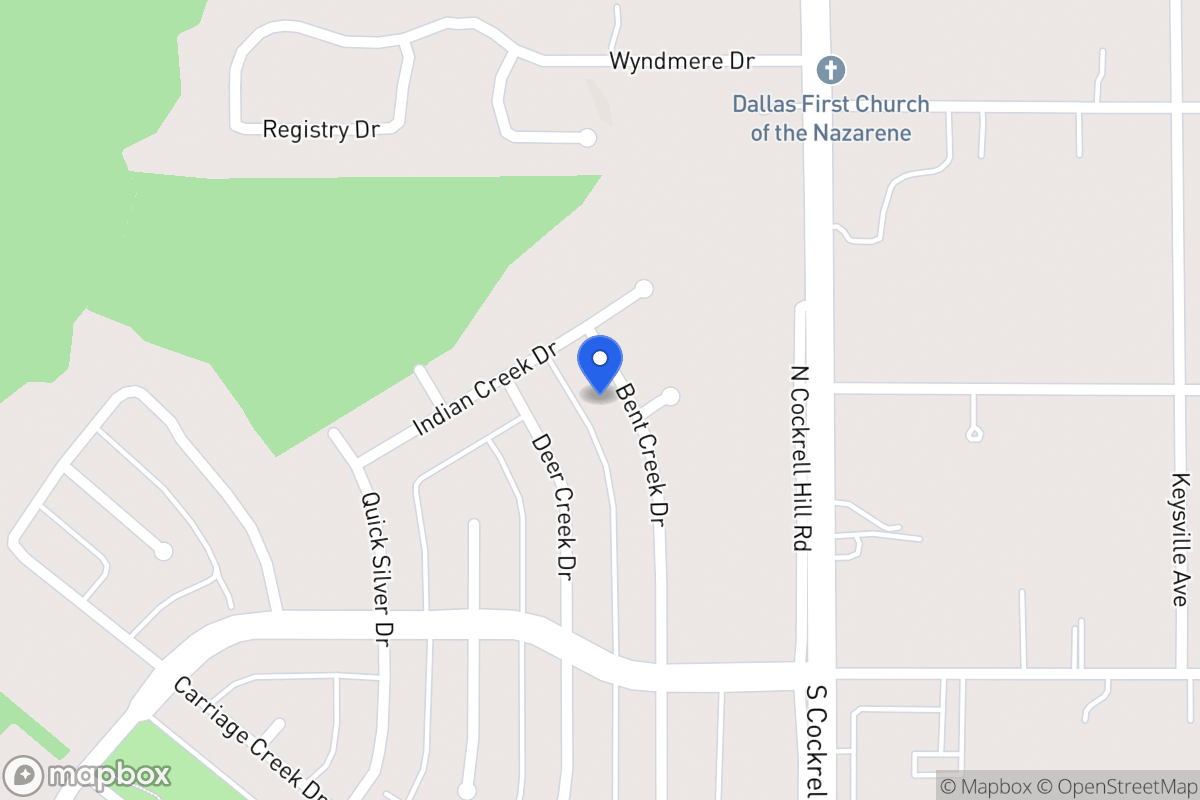 Map of 705 Bent Creek Dr
