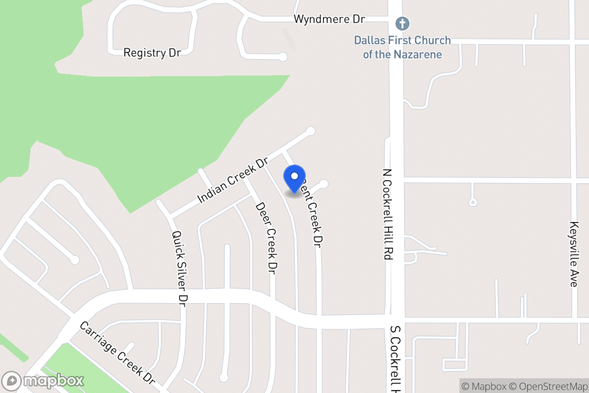 Map of 701 Bent Creek Dr