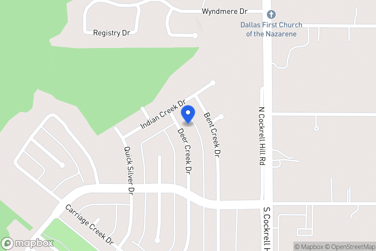 Map of 704 Deer Creek Dr