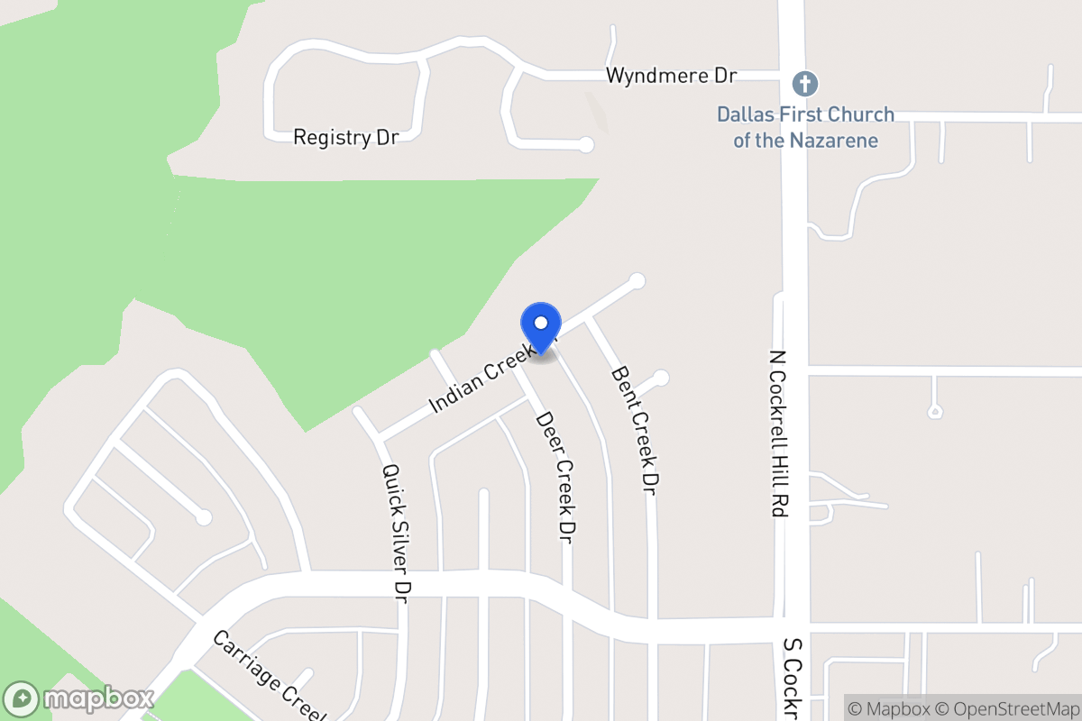 Map of 712 Deer Creek Dr