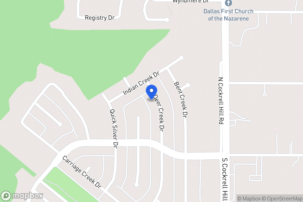 Map of 701 Deer Creek Dr
