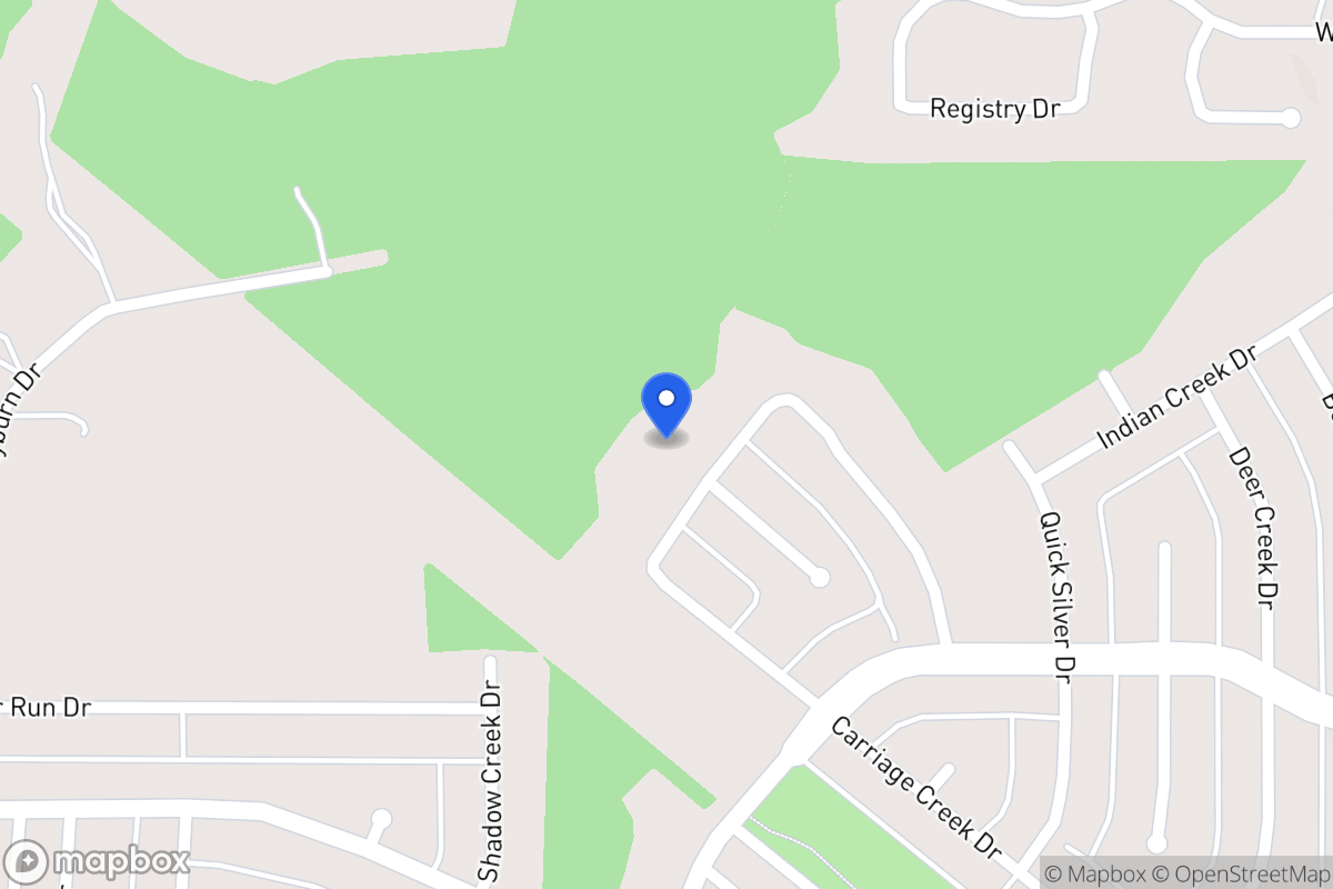 Map of 1645 Carriage Creek Dr