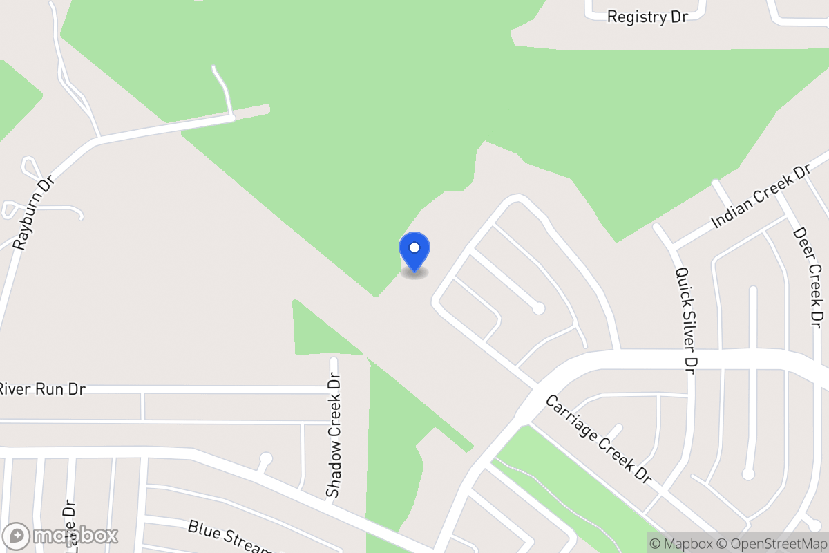 Map of 1633 Carriage Creek Dr