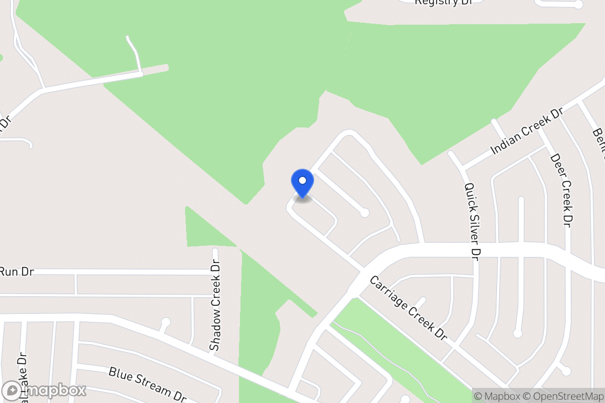 Map of 1619 Carriage Creek Dr