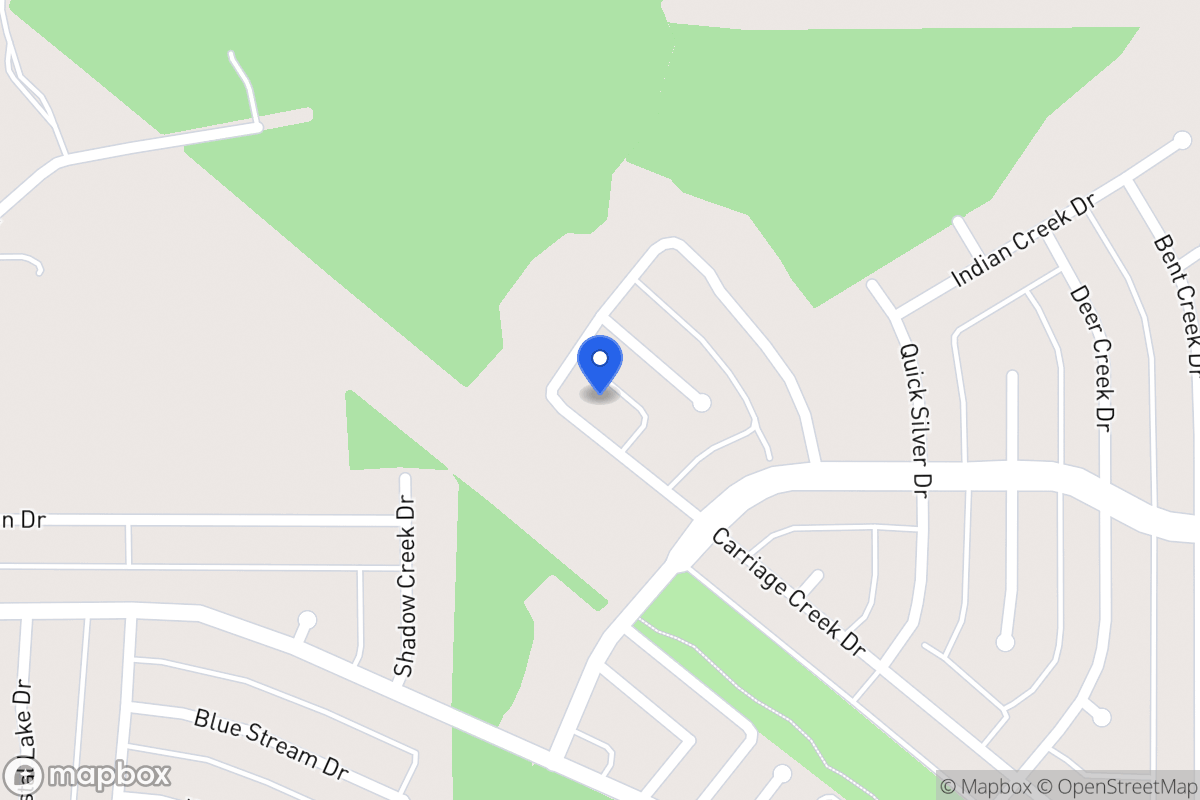Map of 1615 Carriage Creek Dr