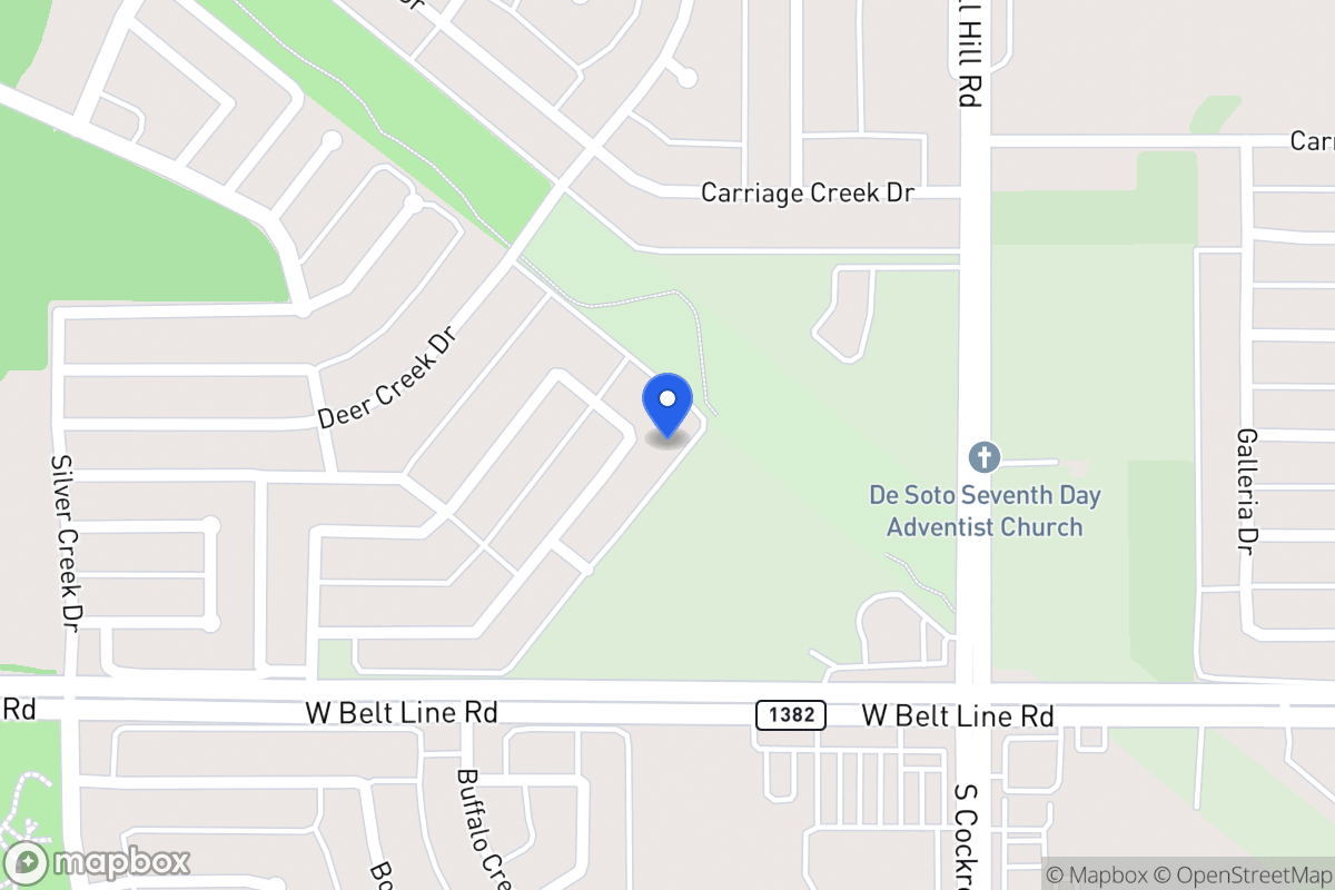 Map of 1400 Dutchman Creek Dr