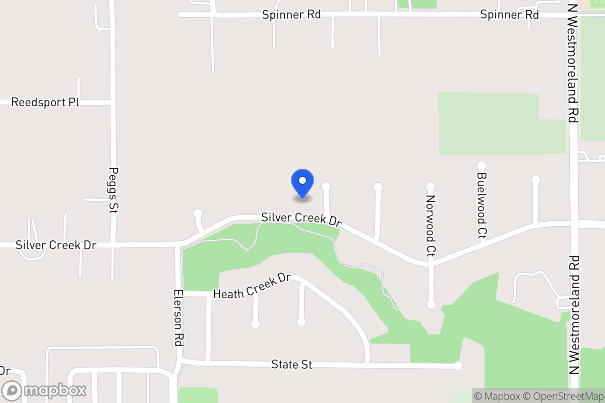 Map of 935  Silver Creek Dr   ,Desoto, Tx 751153984, Desoto
