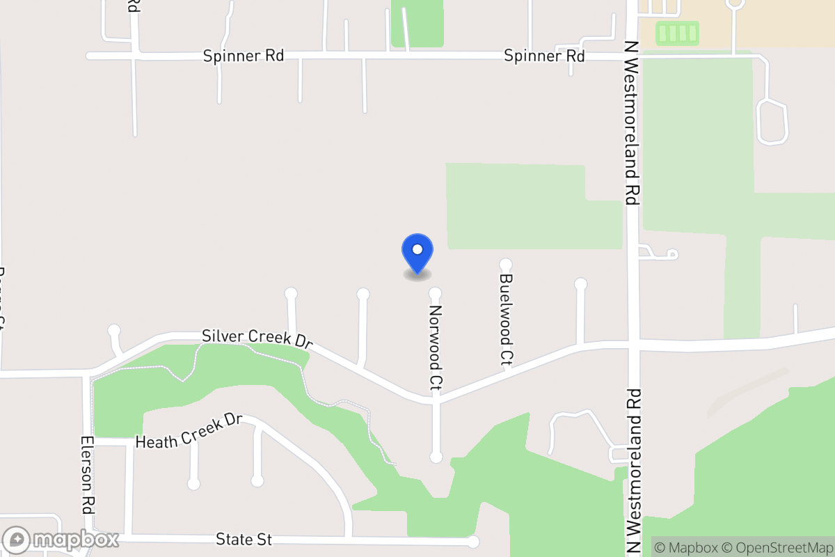 Map of 621 Norwood Ct