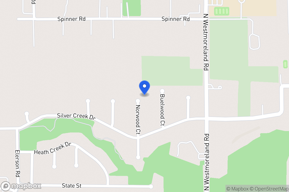 Map of 620 Norwood Ct