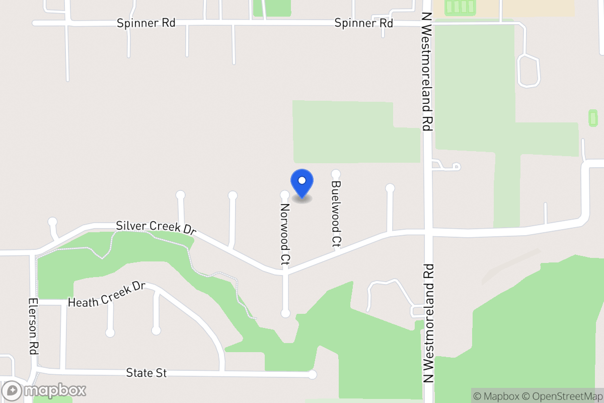 Map of 616 Norwood Ct
