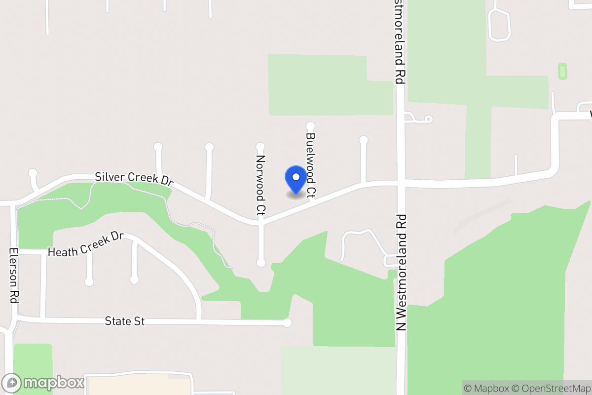 Map of 601 Buelwood Ct