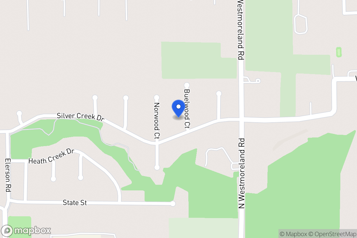 Map of 605 Buelwood Ct