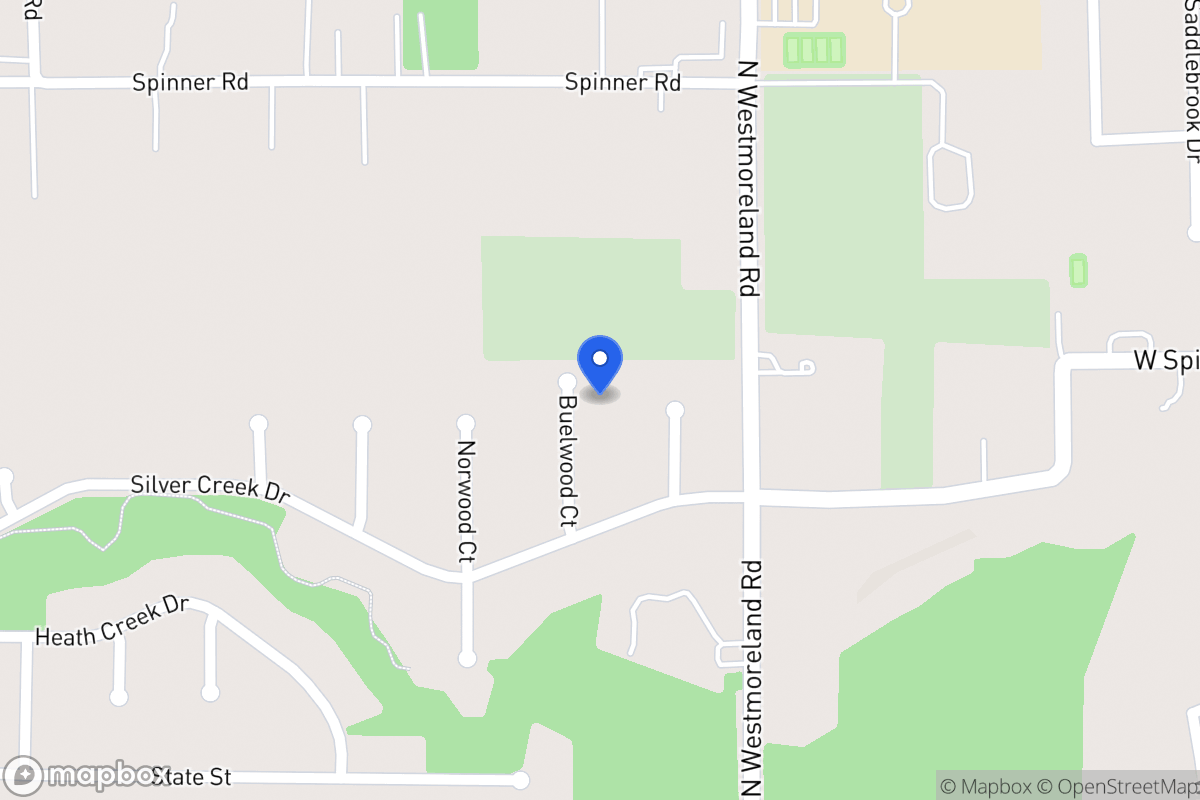 Map of 616 Buelwood Ct