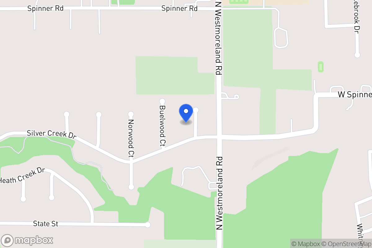 Map of 605 Meadow Wood Ct