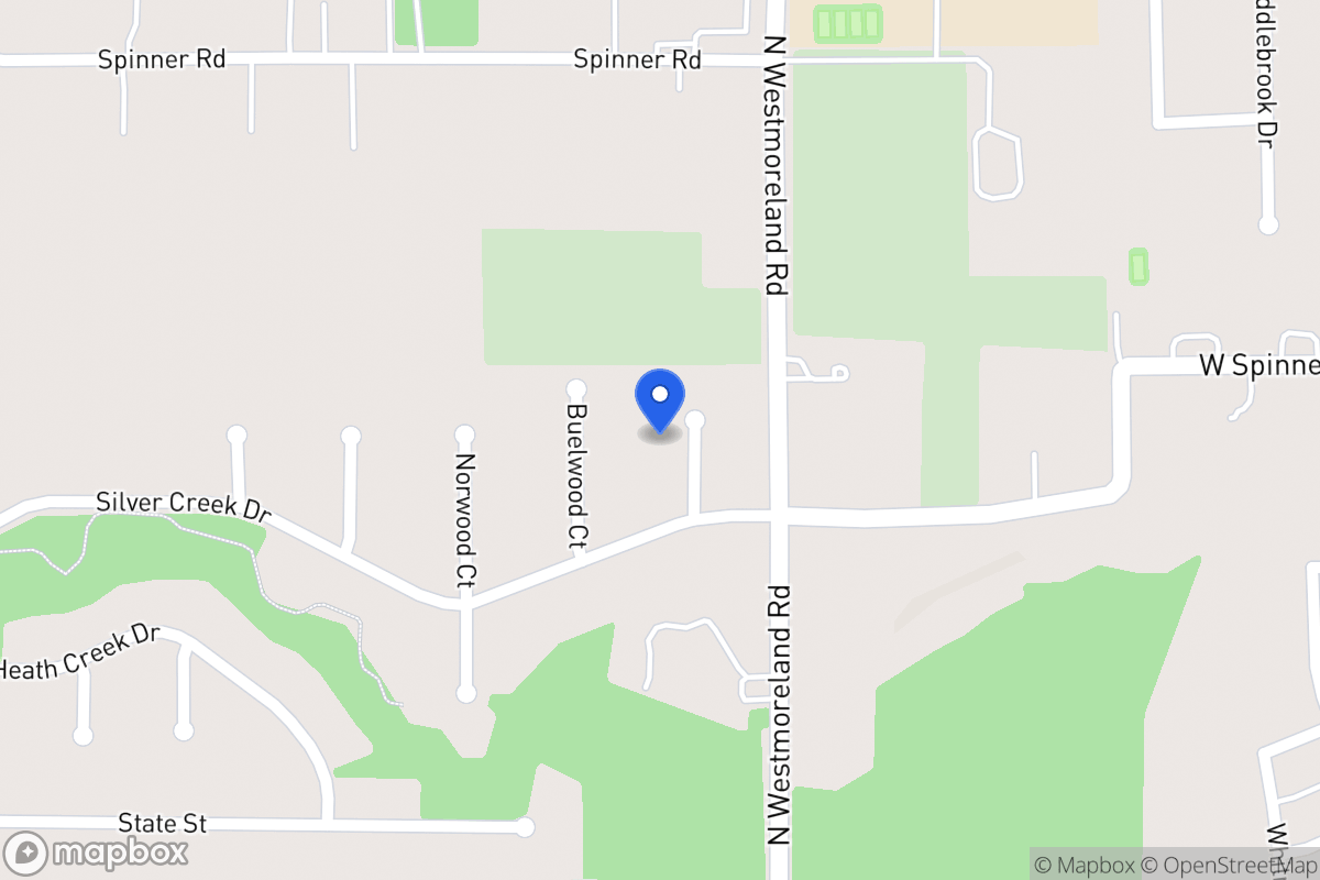 Map of 609 Meadow Wood Ct