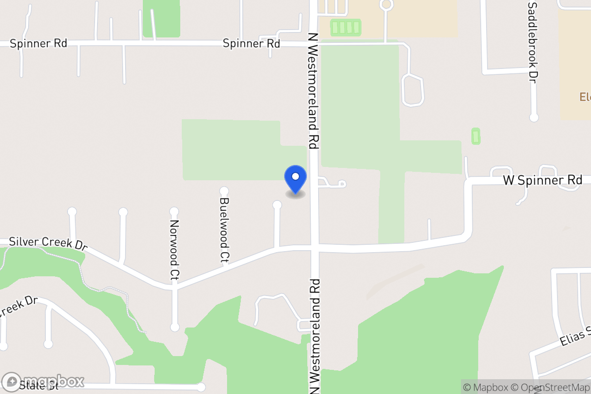 Map of 612 Meadow Wood Ct