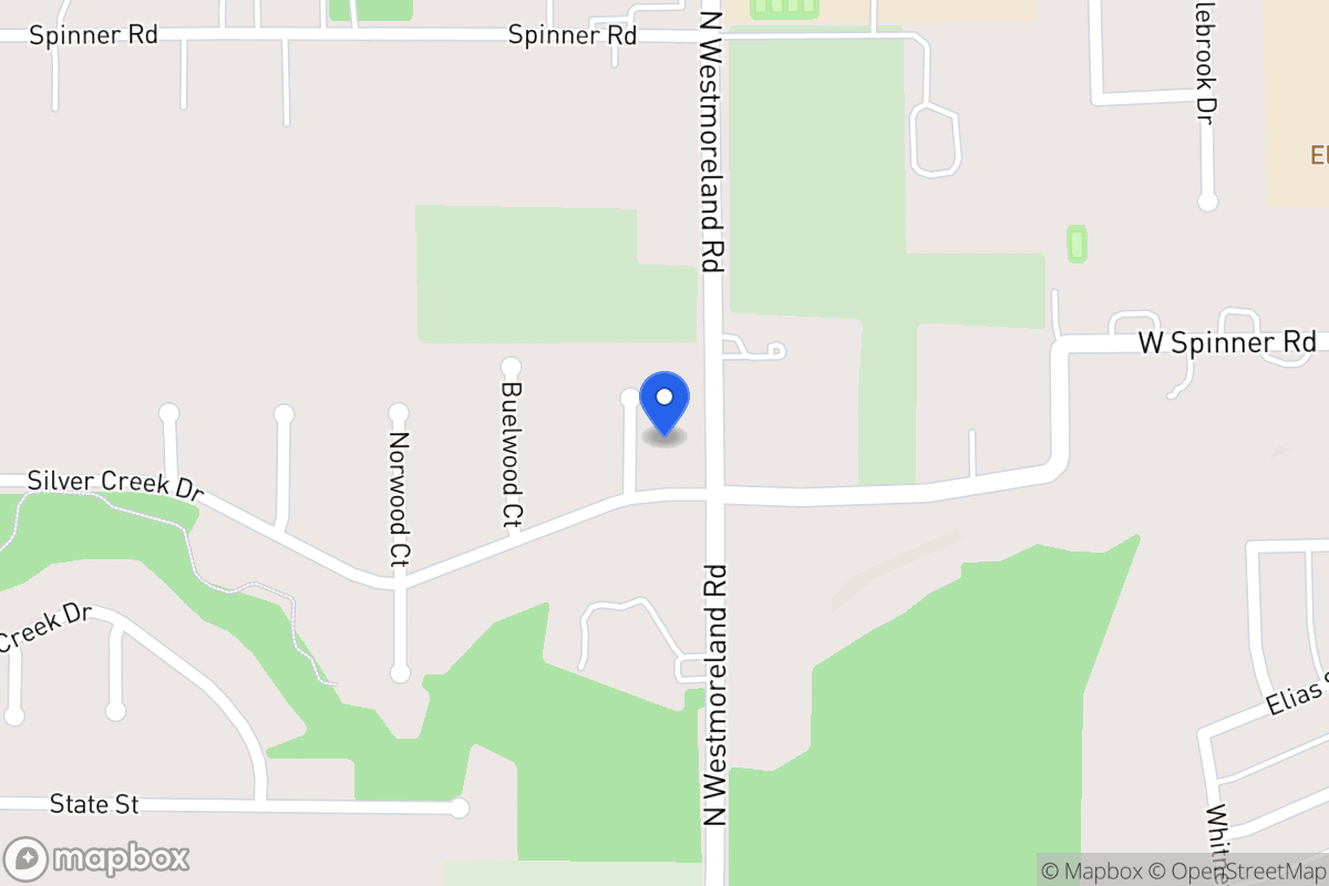 Map of 604 Meadow Wood Ct