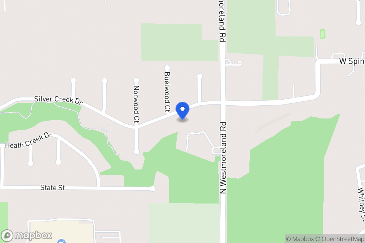 Map of 812 Silver Creek Dr