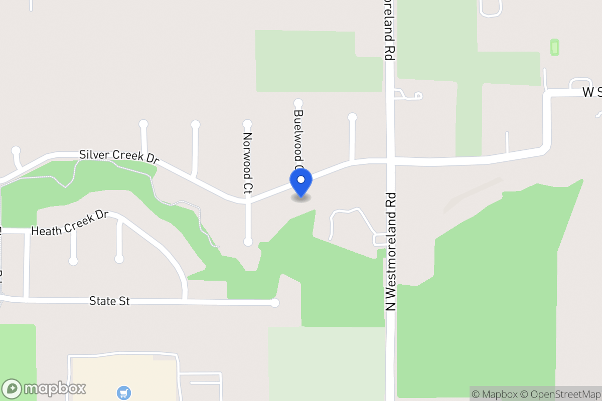 Map of 820 Silver Creek Dr