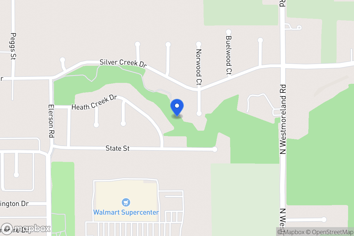 Map of 965 Heath Creek Dr