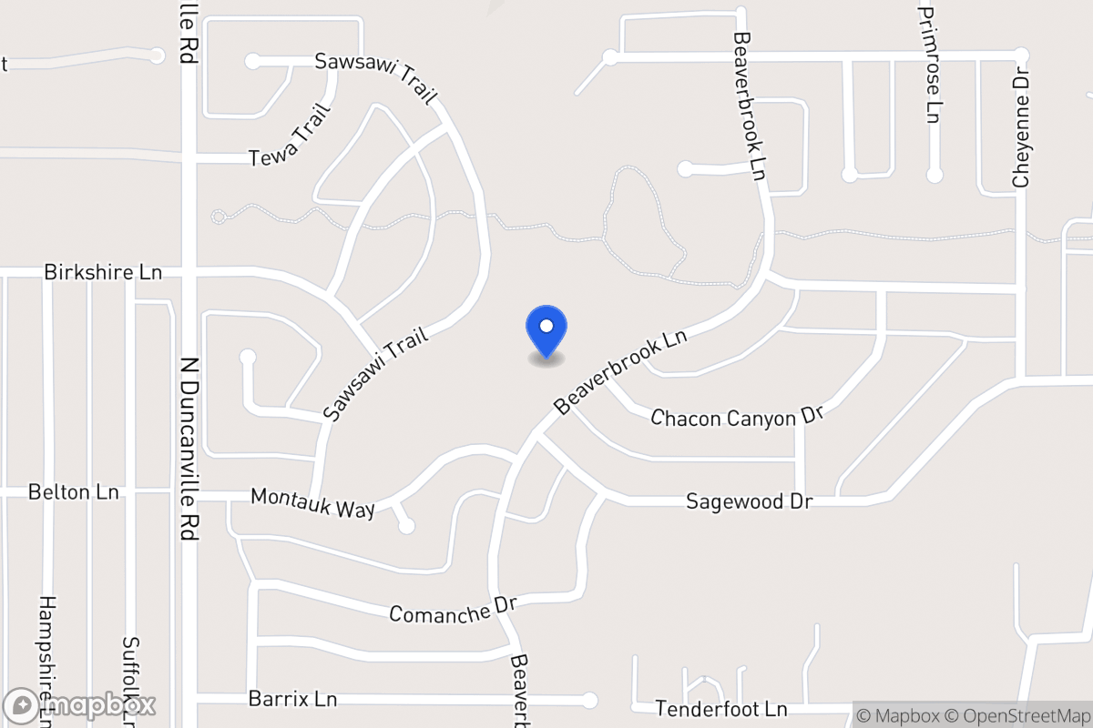 Map of 1113 Beaverbrook Ln
