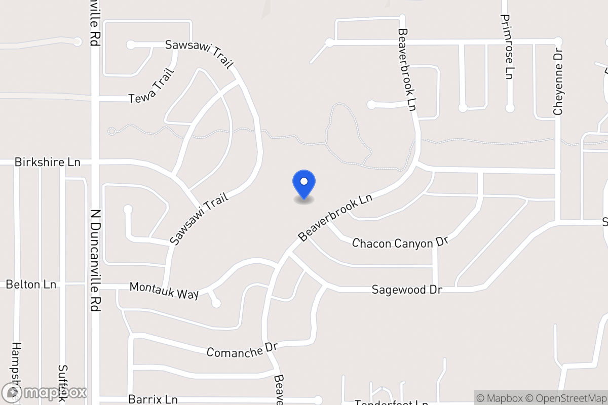 Map of 1117 Beaverbrook Ln