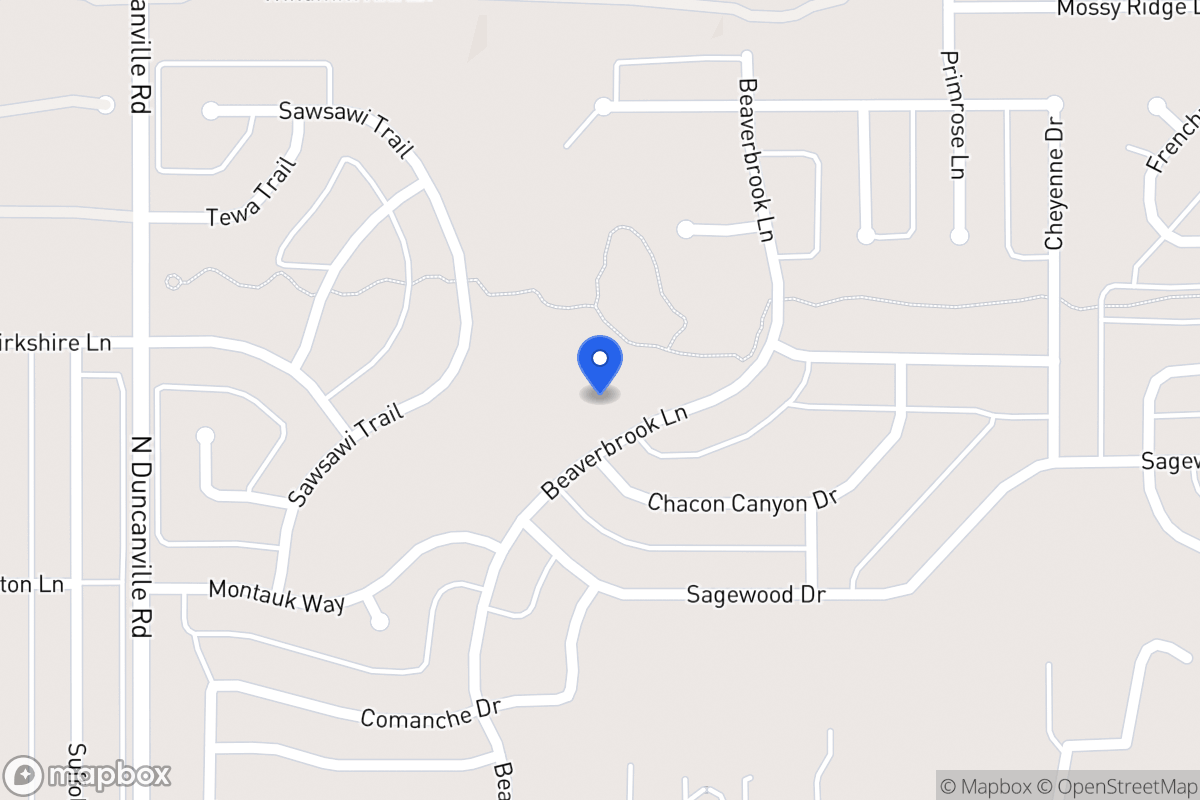 Map of 1125 Beaverbrook Ln