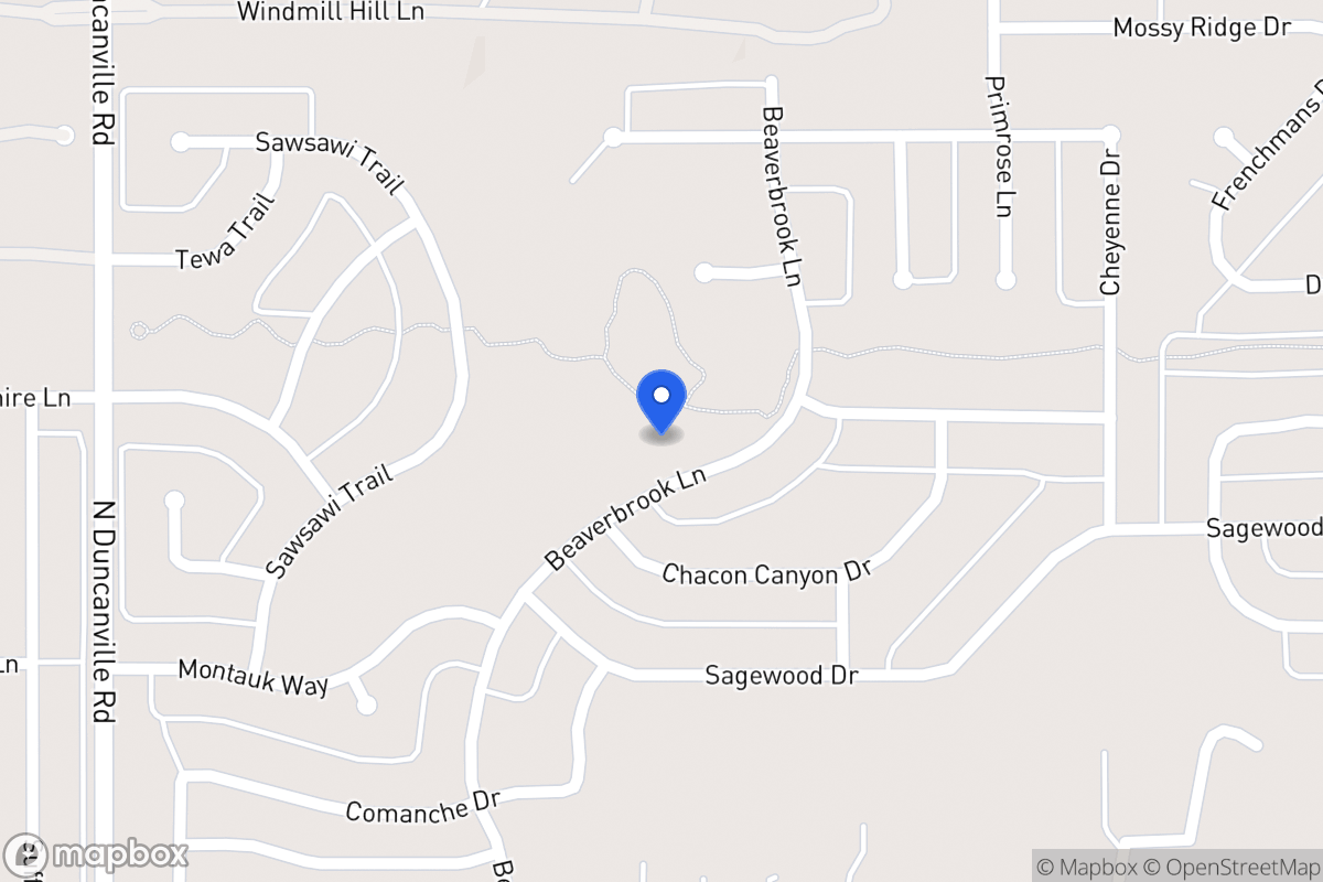 Map of 1133 Beaverbrook Ln