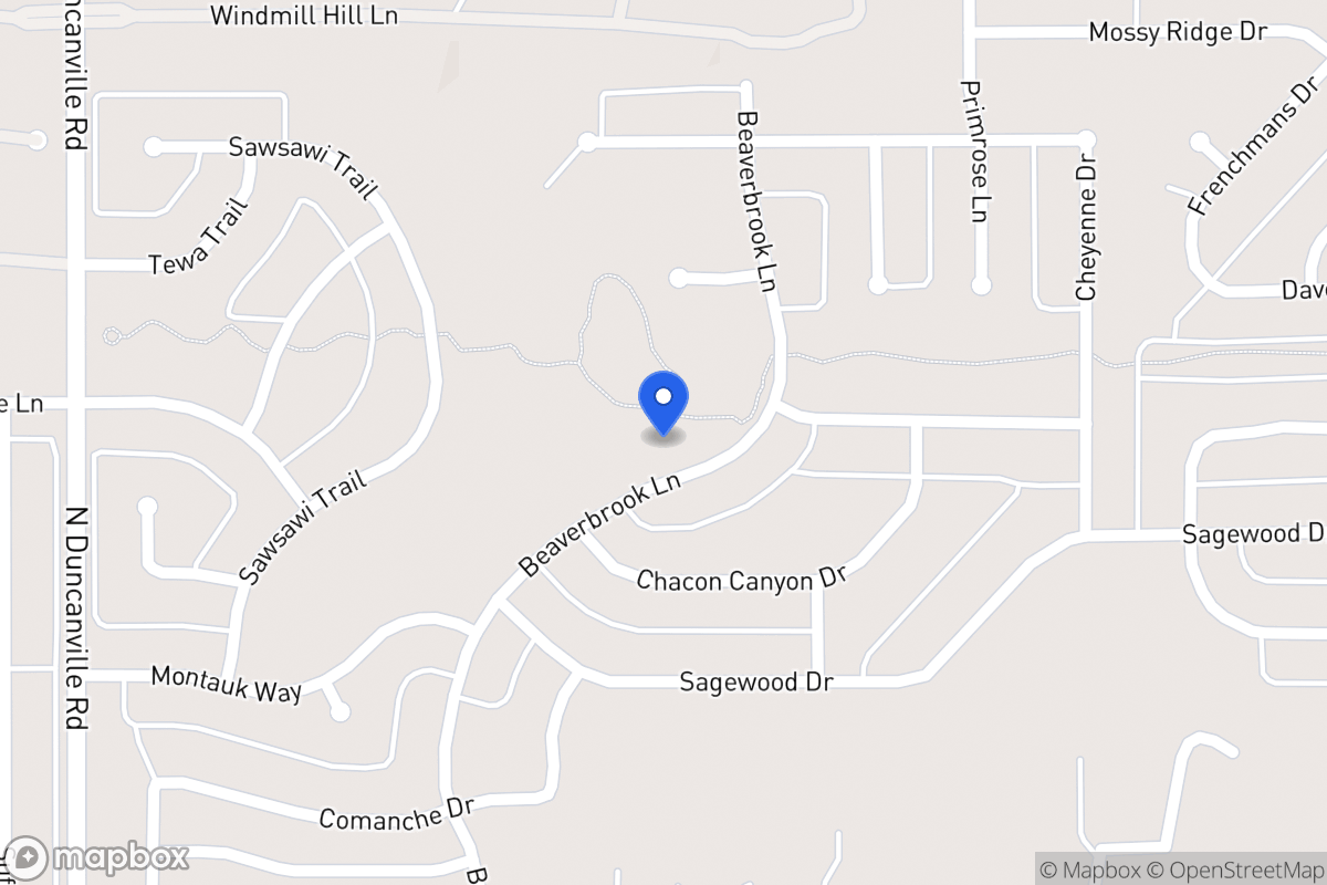 Map of 1137 Beaverbrook Ln