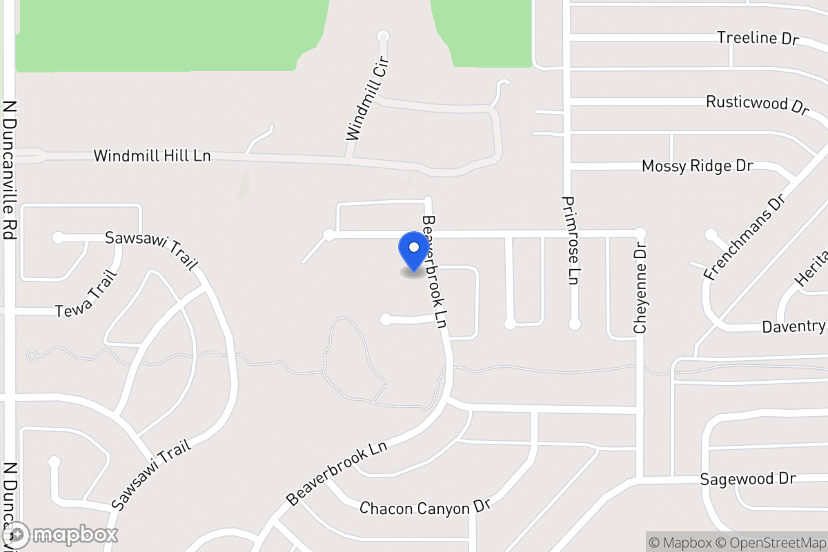 Map of 1221 Beaverbrook Ln