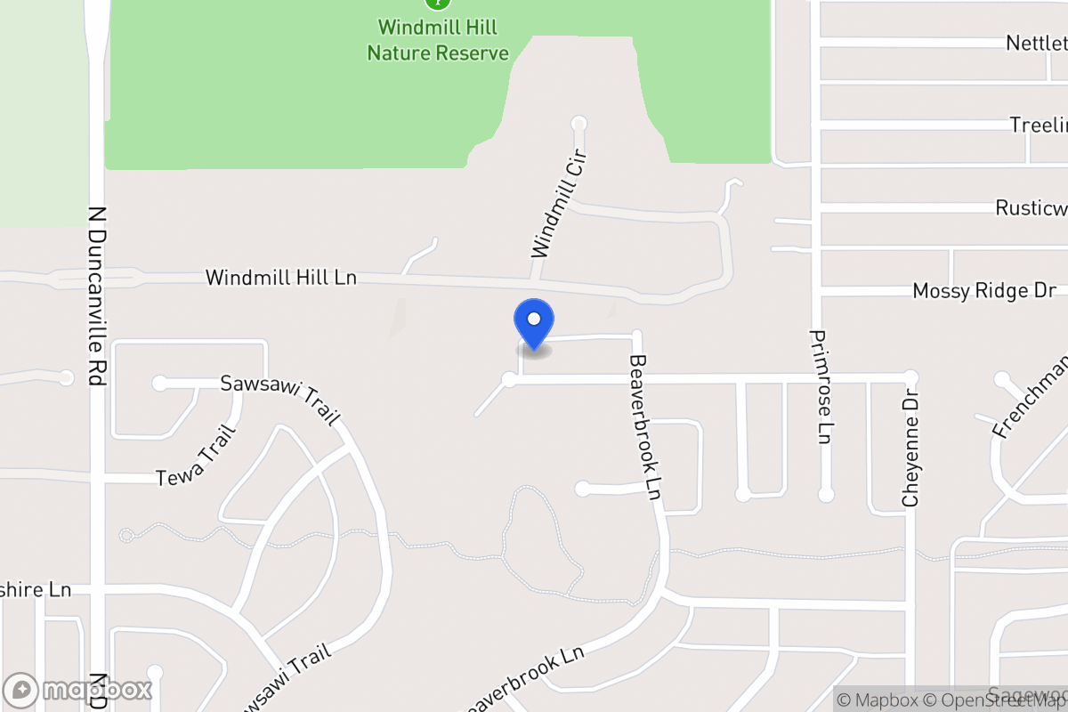 Map of 1717 Turtle Point Dr