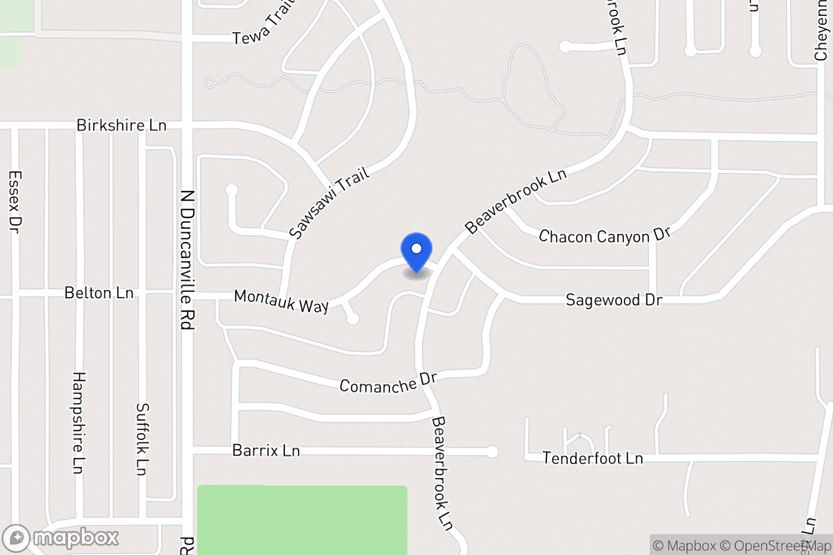 Map of 1800 Montauk Way