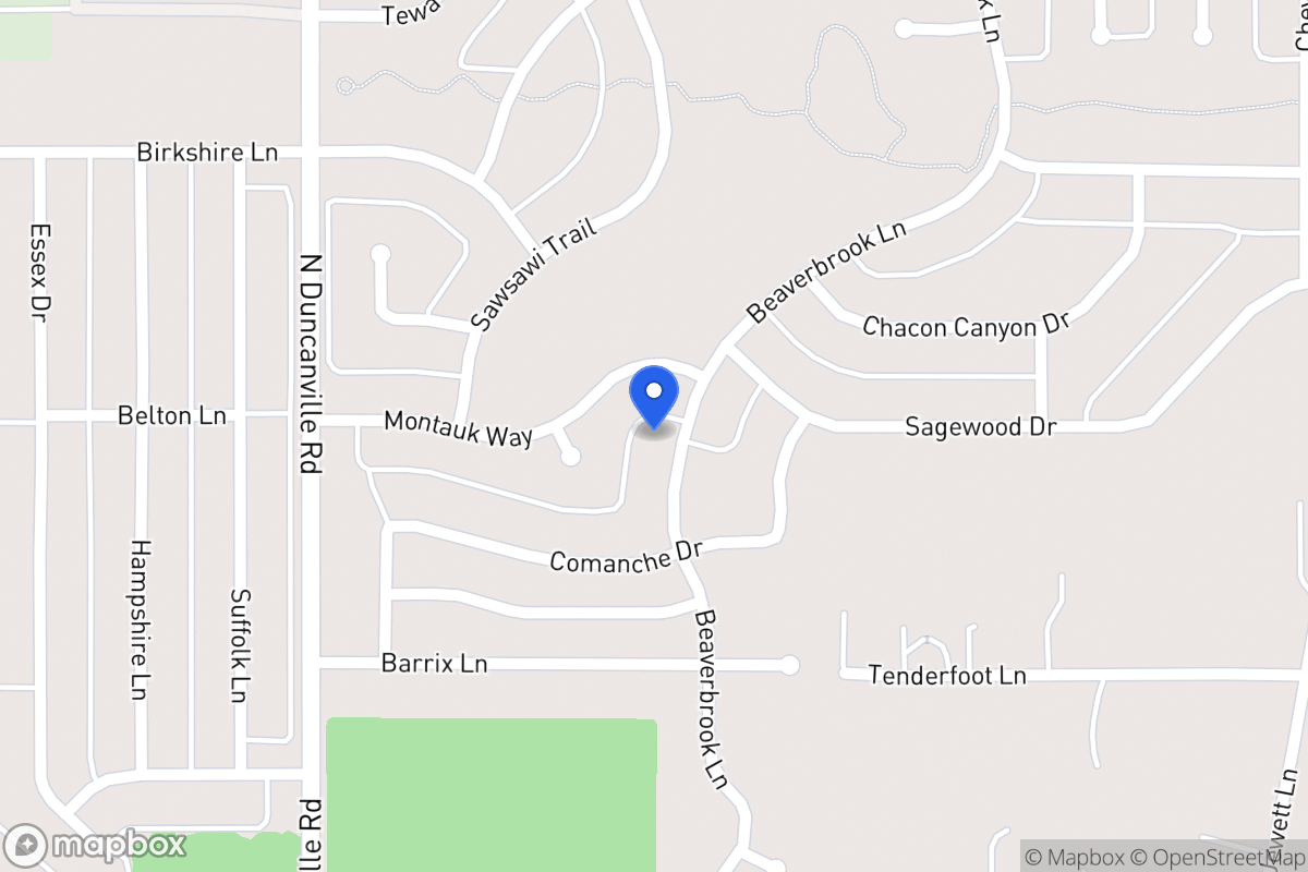 Map of 1035 Beaverbrook Ln
