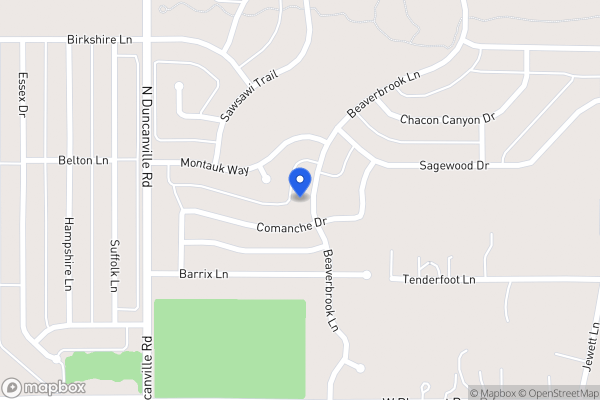 Map of 1027 Beaverbrook Ln