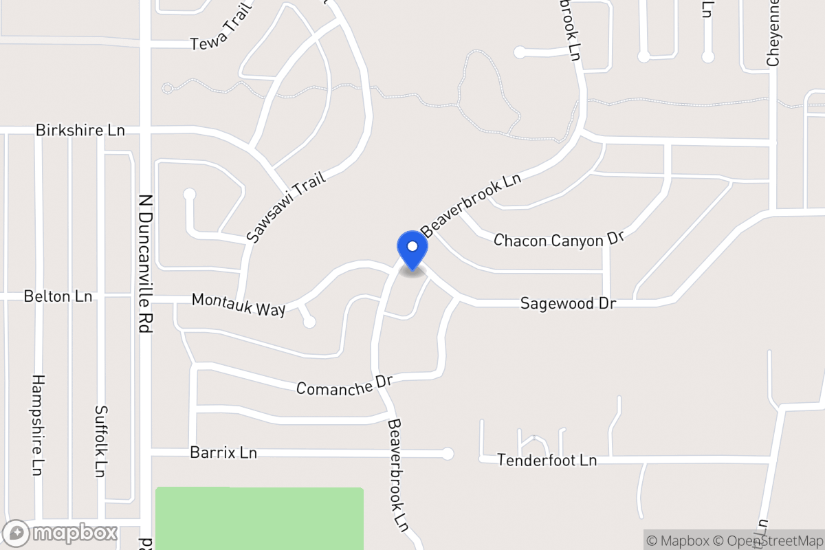 Map of 1042 Beaverbrook Ln