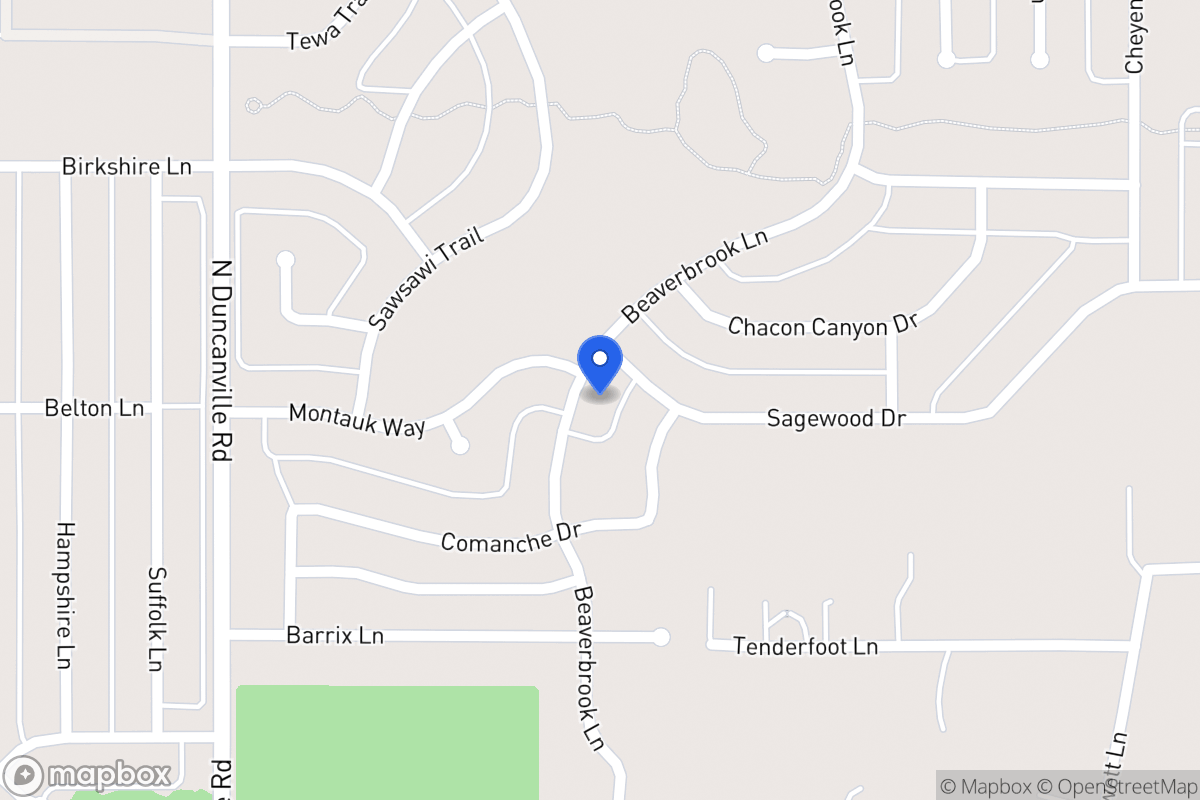Map of 1038 Beaverbrook Ln