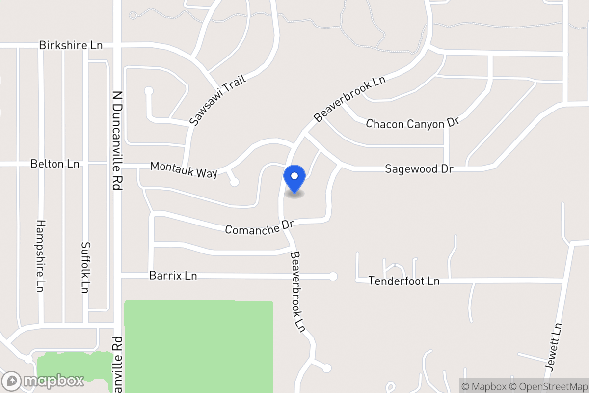 Map of 1026 Beaverbrook Ln